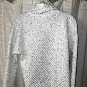 Apana White Fleece Turtleneck - LG